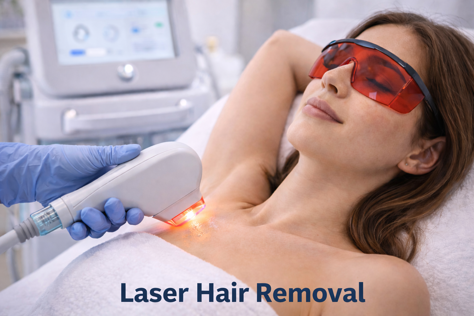 Laser hair removal treatment